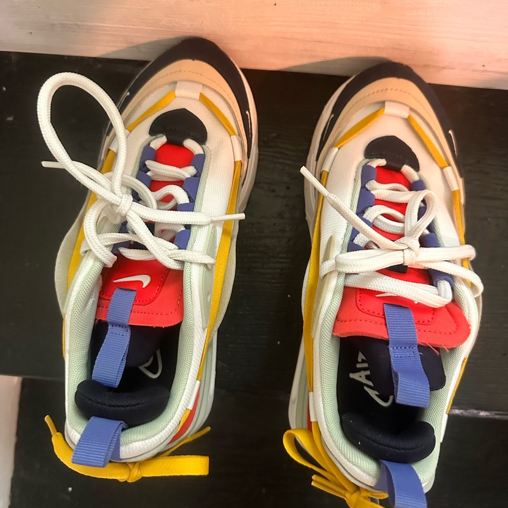 Nike Red and Blue Sneakers Bold Retro Style